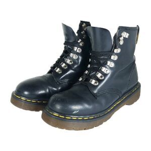 Dr. Martens Women's Vtg 8217 Uk6 US8 Black Leather Lace Up Combat Boots England
